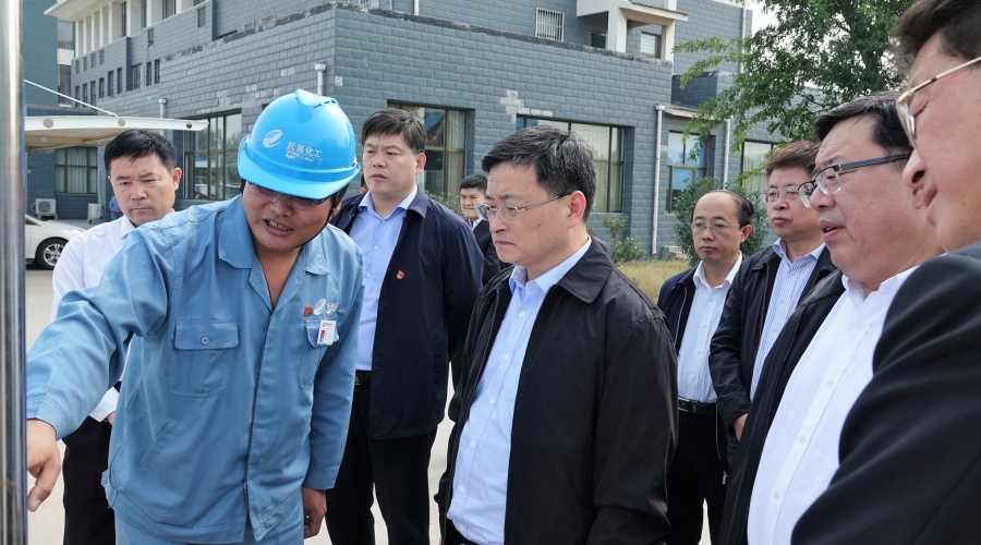 市委副書記、市長于海田來公司調(diào)研重大項目建設(shè)情況